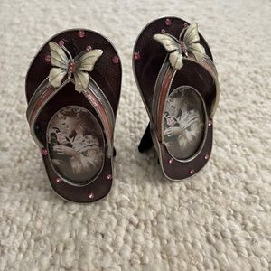 butterfly slipper style photo frames